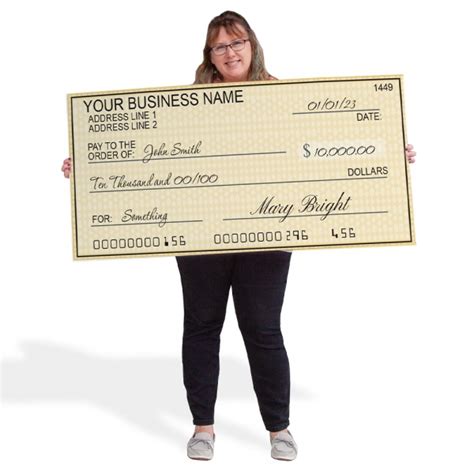 where can i buy a giant check